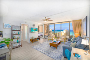 Waikiki Upscale 1 BR - Ocean Views - Parking